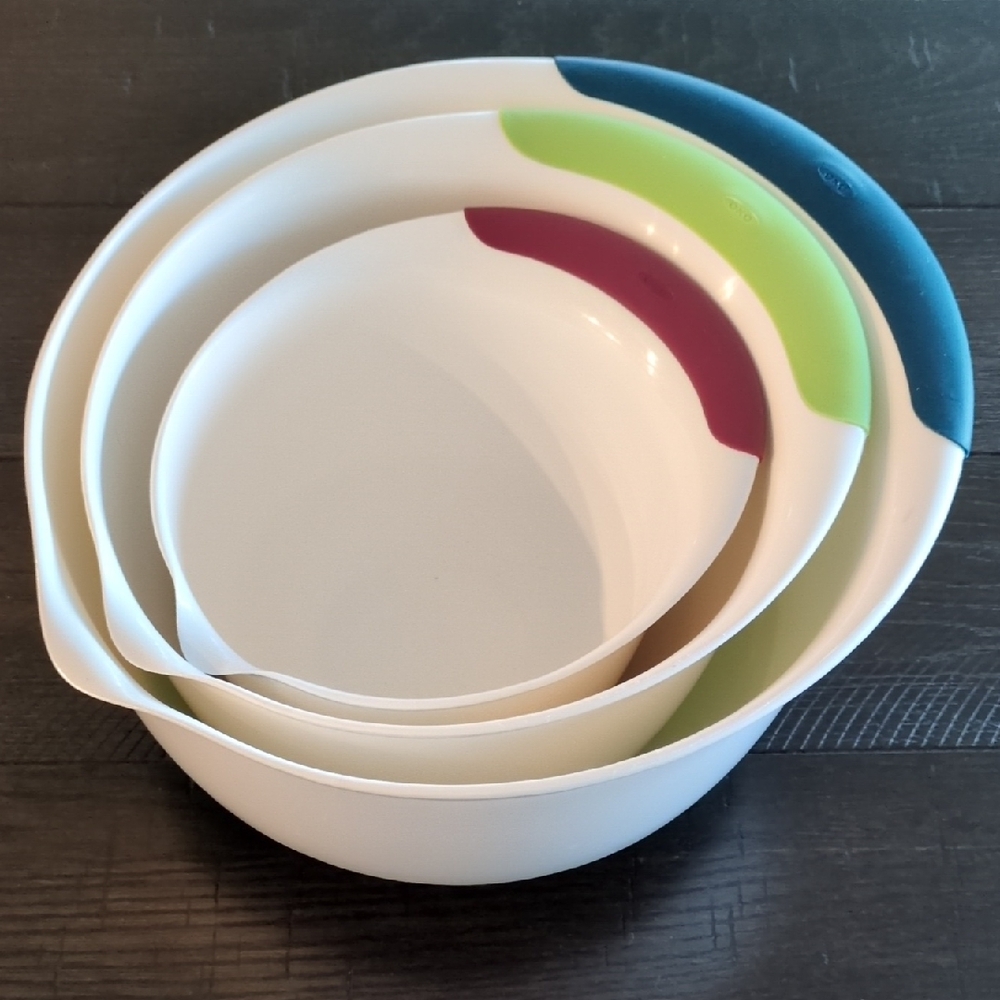 Oxo Good Grips Mixing Bowl Set with Multicolor Accents